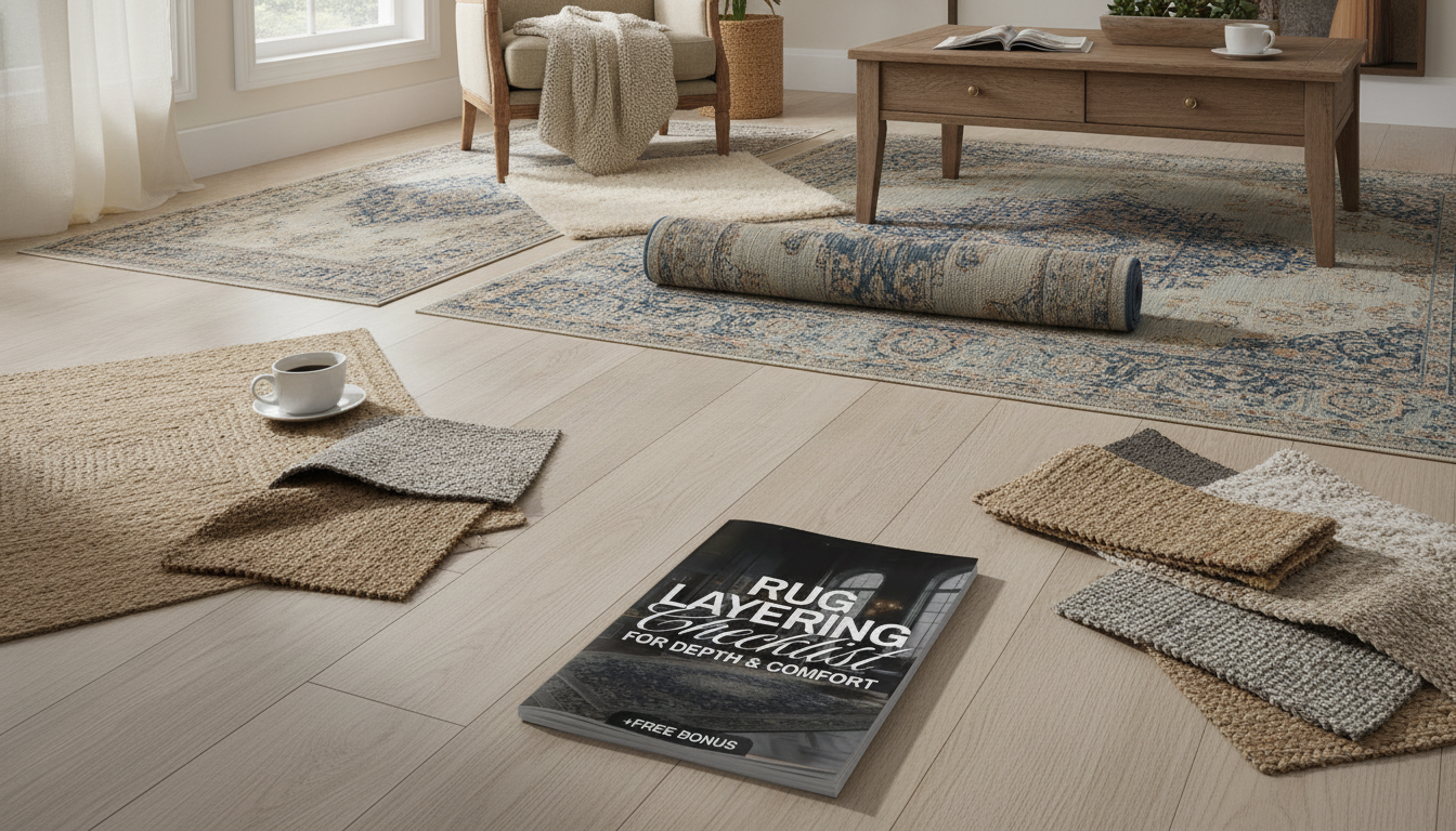Rug Layering Checklist: Depth & Comfort (Digital Download)